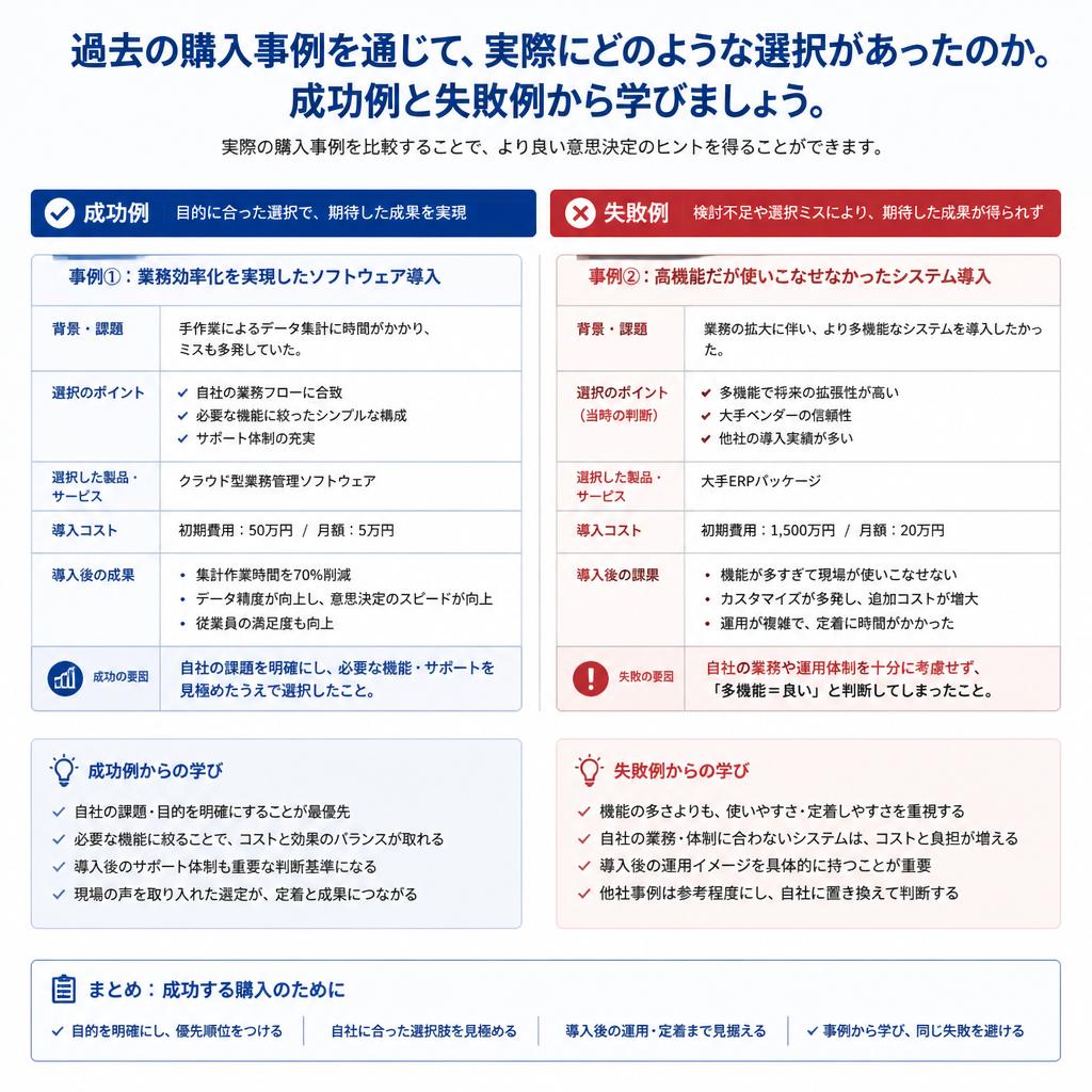 実際の購入事例紹介