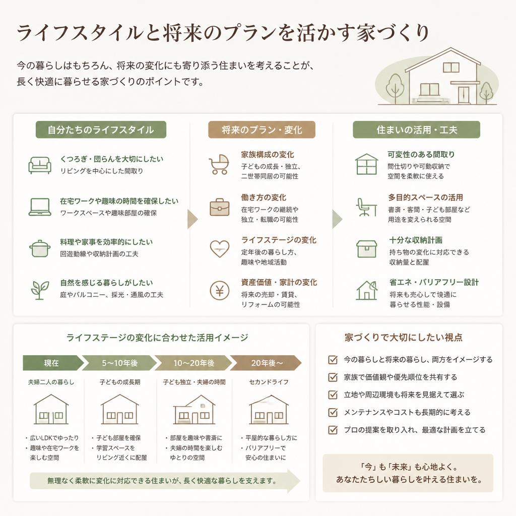 5. ご家族のライフスタイルを考慮する