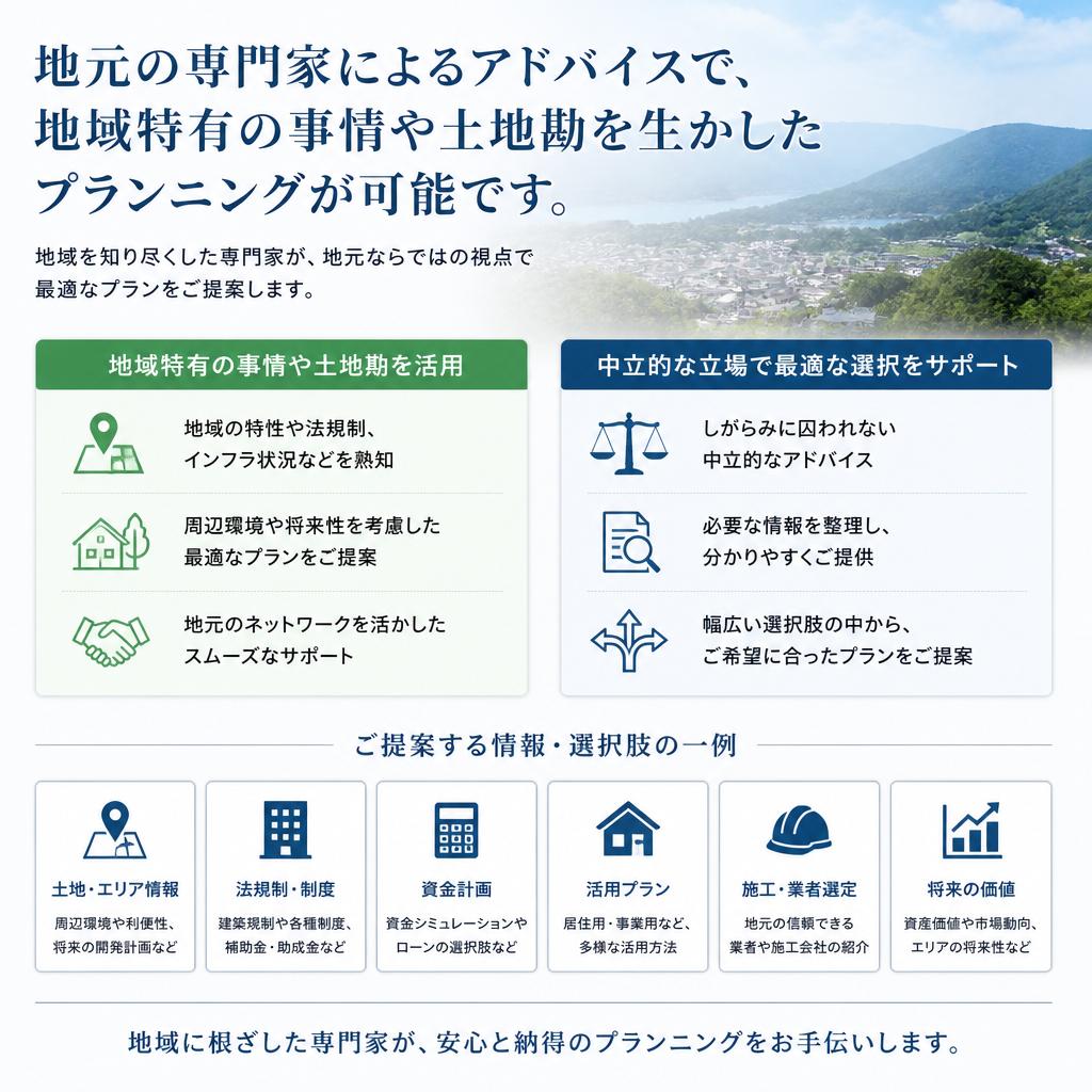 地域密着型のサポートを受けるメリット