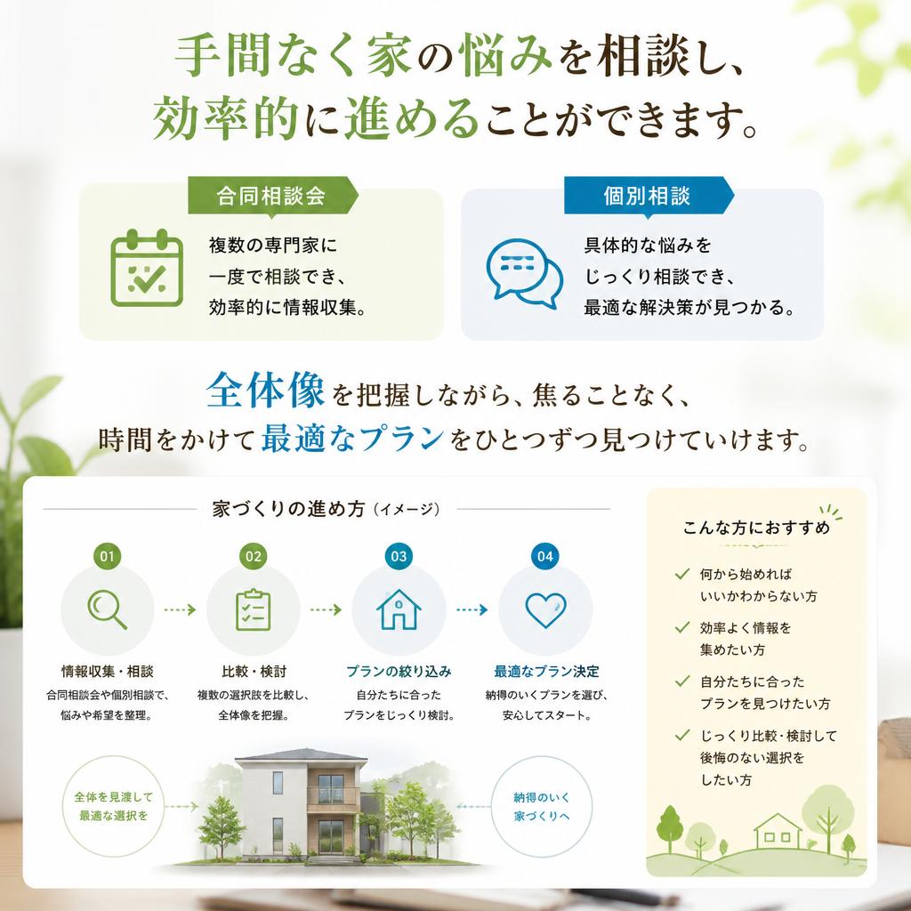 手間いらずで進める家づくり