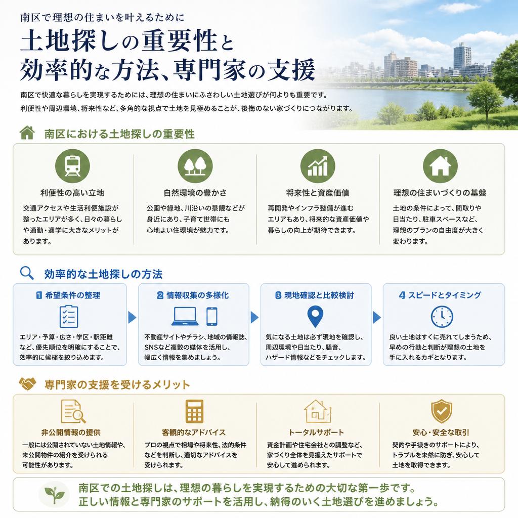3. 効率的な土地探しのポイント