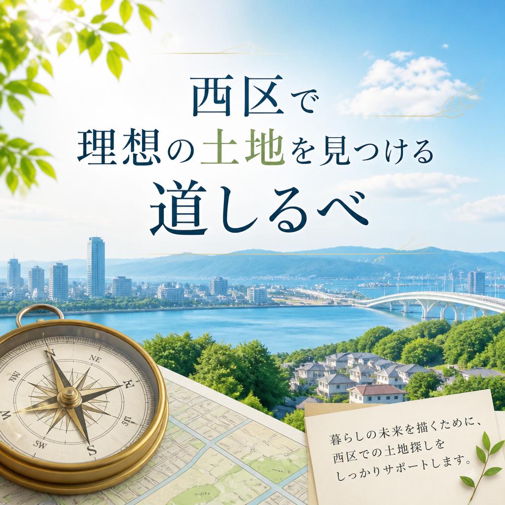 「西区で理想の土地を見つける道しるべ」