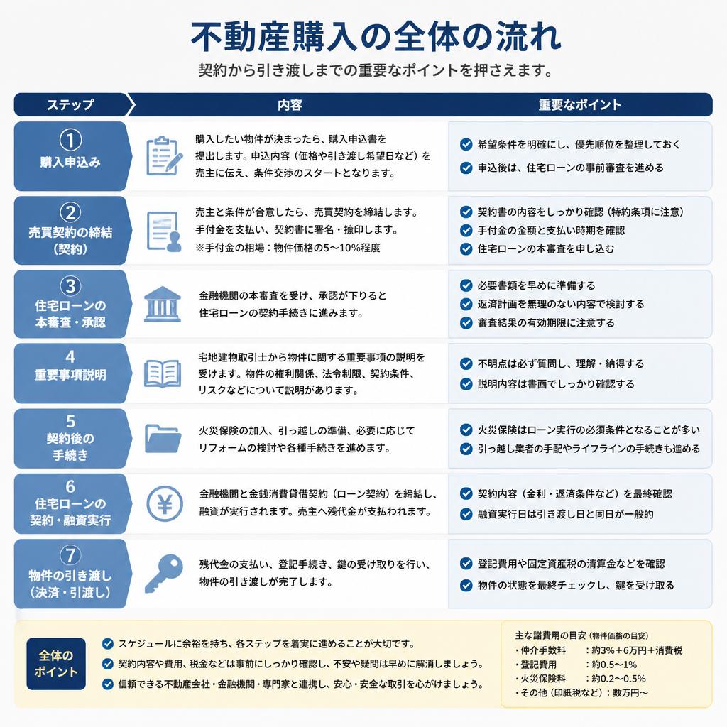 4. 不動産購入の流れ